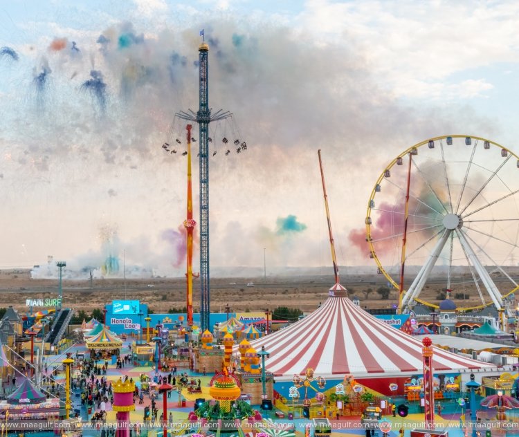 Global Village rings in 2022 with fireworks to celebrate New Year eight times